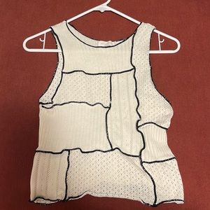 Gilded Intent Pointelle Tank top